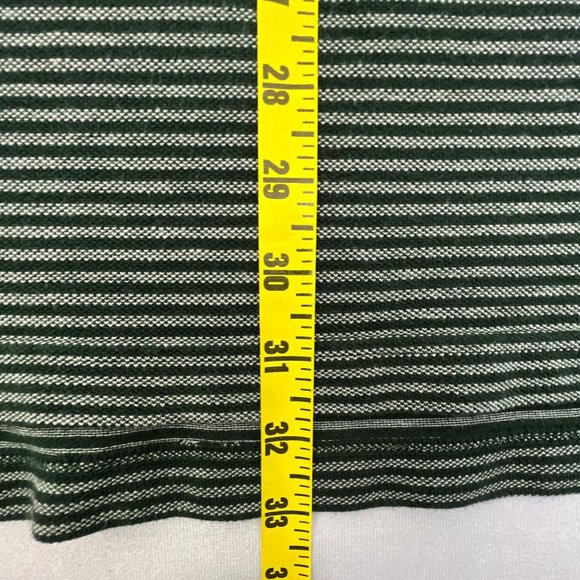 Vintage Chaps Ralph Lauren Golf Polo Shirt Short Sleeve Green Stripe Mens Large - Picture 8 of 8